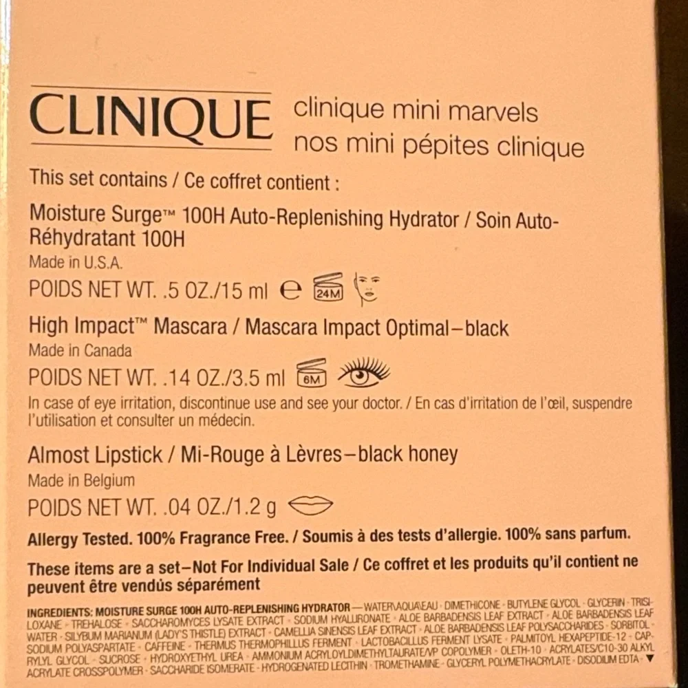Clinique new without